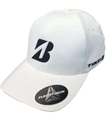 Bridgestone Tour Flat Snapback Cap (Navy, Adjustable) 2023 Golf