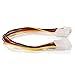C2G/Cables to Go 03164 One 5.25 Inch to One 3.5 Inch Internal Power Y-Cable, Multi-Color (10 Inch)