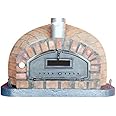 Authentic Pizza Ovens Rustic Pizzaioli Traditional Brick Premium Pizza Oven, Wood Fire Outdoor Oven