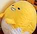 Gudetama Lazy Egg Soft Plush Hand Warmer Pillow Quilt Blanket (Round)