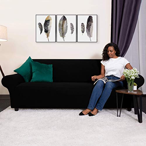 CHUN YI Stretch Sofa Slipcover 1 Piece Couch Cover 3 Seater Settee Coat 