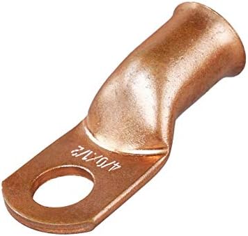 Welding Copper Cable Lugs 4/0 AWG Cable 1/2" Stud Eyelet Lug,5 Pack