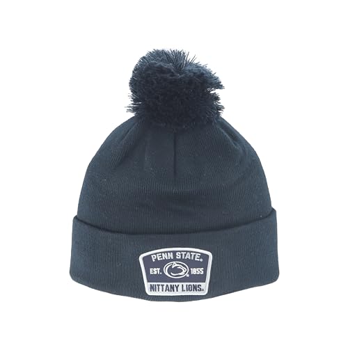 Penn State Nittany Lions NCAA Officially Licensed Pom Beanie Patch Switchback T…