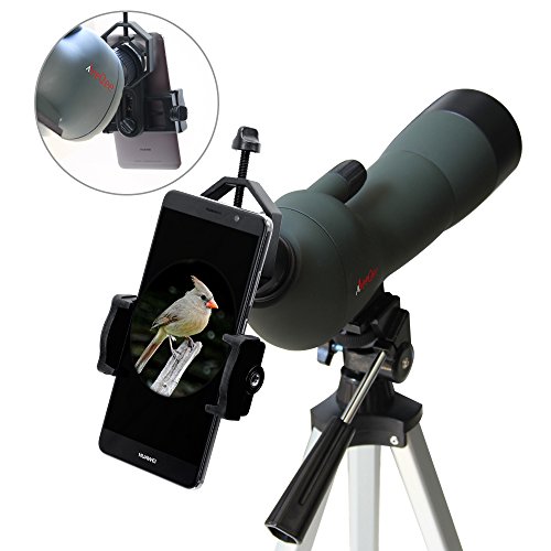 MeeQee Cell Phone Adapter Mount, Universal and Protectable- Compatible with Telescope Spotting Scope Binocular Monocular and Microscope - Style2 - Thumbnail 2