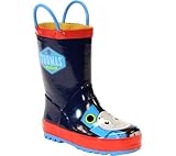 Western Chief Kids Boys' Waterproof Easy-On Character Rain Boot , Thomas the Tank, 12 M US Little Kid