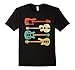 Vintage Retro Bass Guitar T-Shirt Bassist Player Shirt
