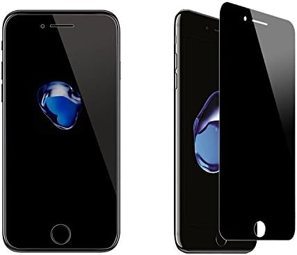 Infinite Galleria ® 9H Hardness 2.5 D Full Screen Coverage Shockproof Anti Spy Privacy Screen Guard Tempered Glass for Apple iPhone 7 Plus