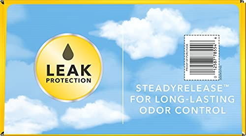 GLAD TALL KITCHEN DRAWSTRING TRASH BAGS – ODORSHIELD 13 GALLON WHITE TRASH BAG, FEBREZE FRESH CLEAN, 110 COUNT
