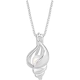 PH PandaHall 925 Sterling Silver Pearl Cage Necklace, Pendants Chain Necklace Freshwater Pearl Beads for Jewelry Making