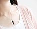 MIKINI 9pcs Silver Plated Wire Wrap Hexagon Pointed Cut Gemstone Healing Energy Natural Crystal Pendant Necklaces Pack, 18 Inches