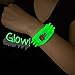 Fidget Toys for Sensory Kids - Dragon & Dinosaur Soft Silicone Spike Slap Bracelets - Stress Relief Toys for Focus, Calm and Fun in Red, Black and Glow Green