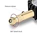Tire Pressure Gauge, HUANZHAN Elite Heavy Duty Accurate 60 PSI with Large 2