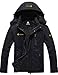 GEMYSE Men's Waterproof Ski Snow Jacket Insulated Winter Windproof Fleece Jacket with Hood