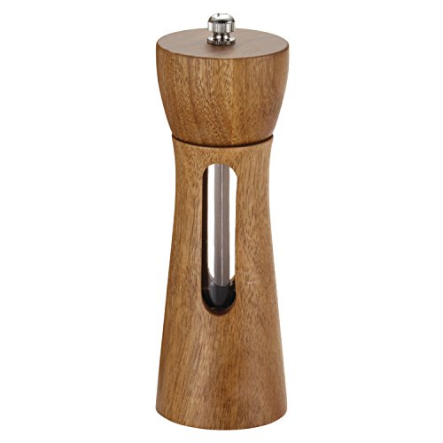 Rachael Ray Cucina Tools 6-Inch Small Acacia Salt Grinder