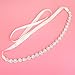 Oriamour Crystal Wedding Headband Bridal Headpiece Rhinestone Bridal Hair Accessories For Brides Flower Girl Bridesmaids Silver