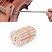 ULKEME 50pcs 4/4-3/4 Violin Sound Post Spruce Wood Part Accessories