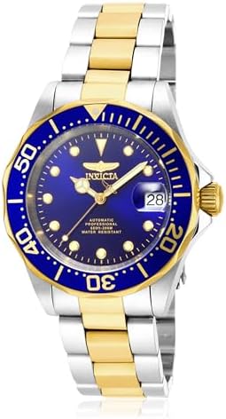 Invicta Pro Diver Men's Black Dial Stainless Steel Band Automatic