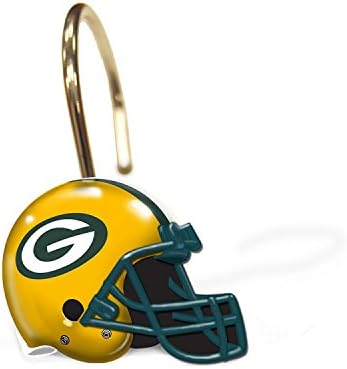 Amazon Com Green Bay Packers Bathroom Shower Curtain Hooks Rings