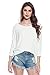 A+D® Womens Soft Knit & 3/4 Dolman Sleeve w/ Hi Low Top