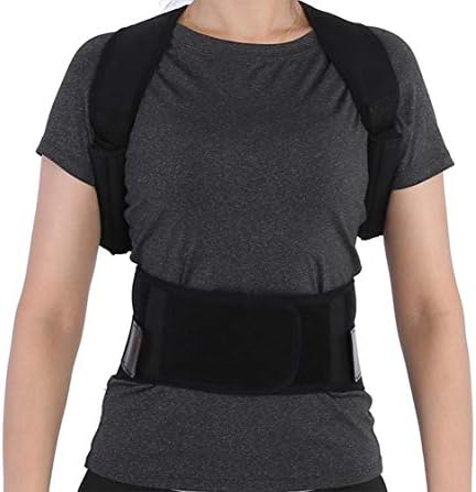 Adjustable Posture Corrector Brace Neoprene Back Belt Spine Waist Lumbar Shoulder Support Corset Correction