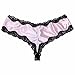 FEESHOW Men's Lace Bikini Briefs Sissy Pouch Underwear Hipster Crossdress Panties