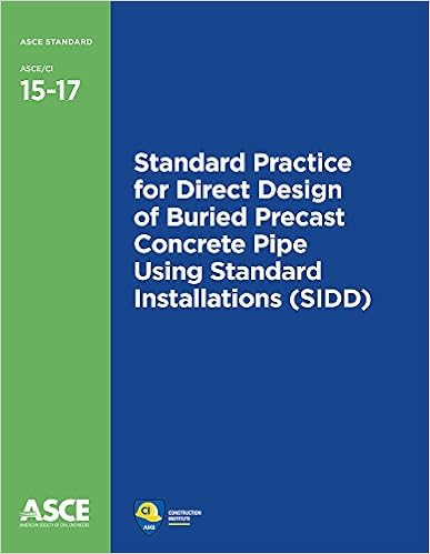 Standard Practice for Direct Design of Buried Precast Concrete Pipe Using Standard Installations (SIDD) (15-17) (Standards)