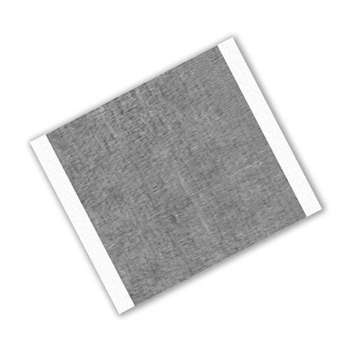 TapeCase Silver Aluminum Foil Tape with Conductive Acrylic Adhesive, Converted from 3M 1120, 1.5" Length, 1.5" Width, Squares (Pack of 100)