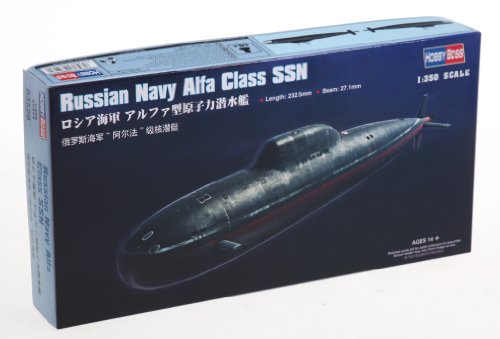 Hobby boss alfa class ssn boat model building kit