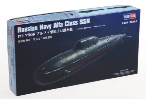 Hobby Boss Alfa Class SSN Boat Model Building Kit