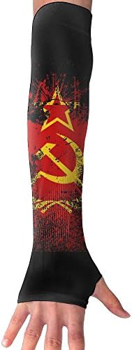 Communism And Capitalism Flag Set Cooling Athletic Running Arm Cooler Sleeve Sport