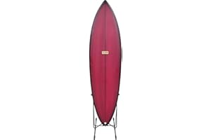 COR Surf Surfboard Stand | Premium Surf Standing Floor Rack Works with Shortboards Longboards | No Center Fin Needed