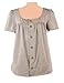 Post-op Top Lesa Short Sleeve Shirt Grey (Medium)