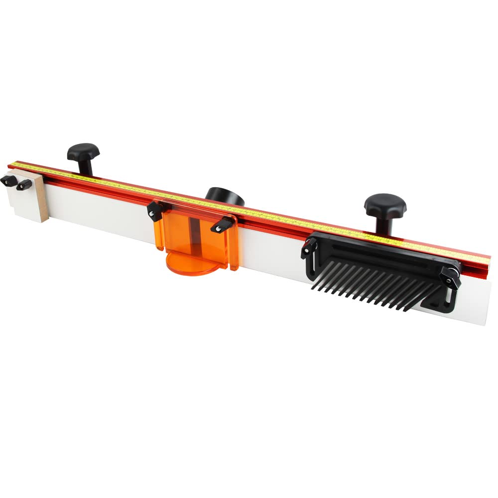 O'SKOOL 32 Inches Long Router Table Fence System with Feather Board ...