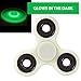Glowing Tri-Spinner Fidget Hand Spinner Stress Anxiety Relief ADD ADHD EDC Focus Toy, Glowing In The Dark - Spins Last For 3 Mins