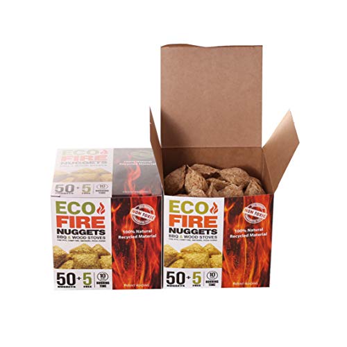 Eco Fire Lightning Fire Starters for Fireplace, Camping, Wood Stoves