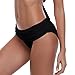 SHEKINI Women's Swimsuit Hipster Bikini Bottoms Full Coverage Ruched High Waisted Swim Bottoms