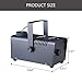 KUPPET 1500 CFM Fog Smoke Machine-400W Portable Stage Effect Machine w/Wireless Remote Control for Halloween, Holidays, Parties, Weddings, Live Concerts, Theaters etc-Metal Black