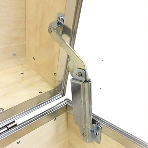 CampBound Summer Camp Trunk with Wheels, Tray, & Soft Close Lid X