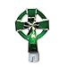 Irish Night Light Celtic Cross and Shamrock Stained Glass