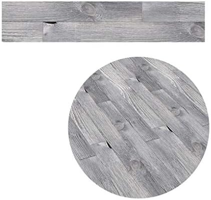 Timlatte 5M Self-adhesive Wood Grain Floor Contact Paper Covering PVC Removable Decorative Film Wallpaper Stickers