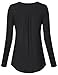 Vinmatto Women's Summer Short Sleeve V Neck Flowy Plus Size Tunic Top(XXL, Z Solid Black)