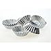 BUYBUYMALL 20pcs Egg Tart Aluminum Lined Mould Tin Baking Tool Cupcake Cake Cookie Molds
