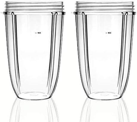 24oz Nutribullet Replacement Cup for Nutri Bullet 600W and 900W, Pack of 2