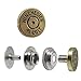 Springfield Leather Company Decorative Colt 45 Brass Plate Durable Dot Snap Set
