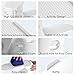 HEMBOR Shoe Slots Organizer, 3 Step Adjustable Footwear Rack Holder, Double Layer Space Saver Storage Stacker, Suitable for Men's Women's High Low Shoes for Home Closet Indoor (20 Pack) (White)