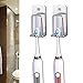 Sosanping Wall Mounted Toothbrush Holder with Self Adhesive-Brushed Stainless Steel (2-Pack)