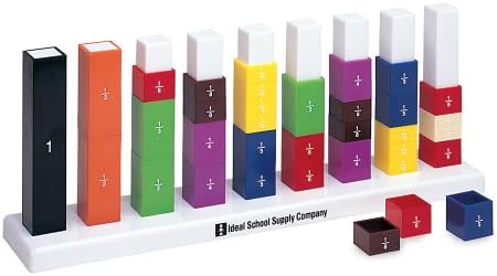 Ideal School Supply Fraction Stax Set Toy