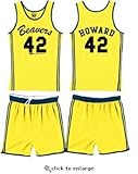 Teen Wolf Beavers 42 Scott Howard Werewolf Basketball Jersey Complete Costume