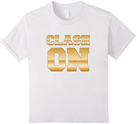 Kids Clash On T shirt for Clashing 12 White