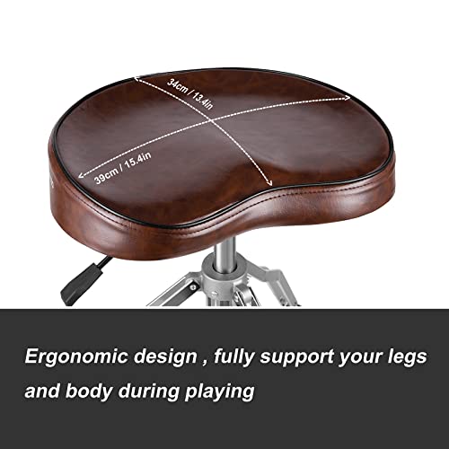 CHACHAZO Drum Throne with Backrest, Drum Chair with Back Hydraulic Drum